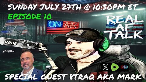 Real AF Talk: Ep 10 - 8traQ aka Mark