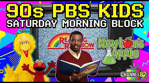 90s PBS Kids Saturday Morning Marathon 📺 Sesame Street, Reading Rainbow, and more! | Channel82 TV