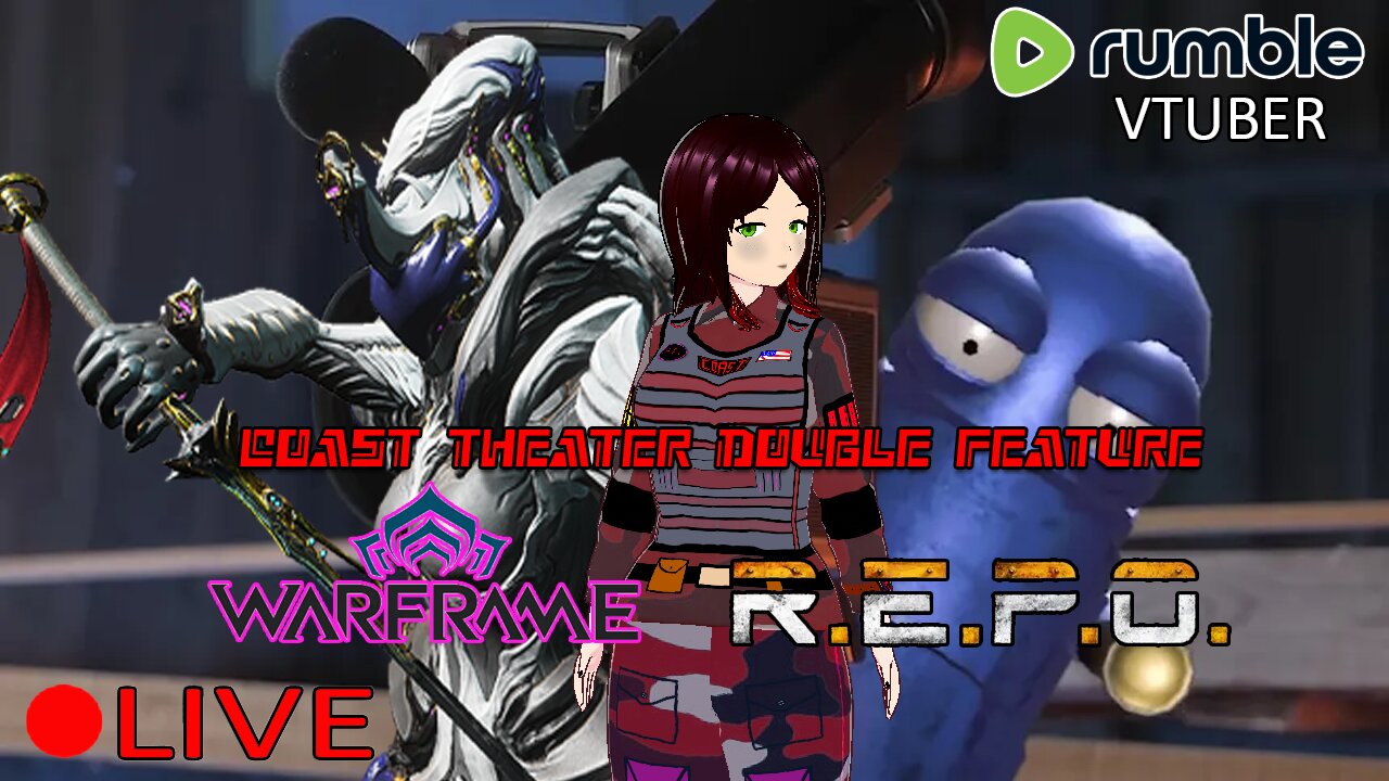 (VTUBER) - Trying Rhino in Warframe and then REPO with friends - DOUBLE FEATURE - RUMBLE
