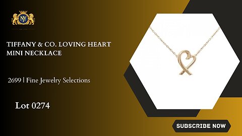 TIFFANY & CO. LOVING HEART MINI NECKLACE