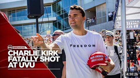 Charlie Kirk shot and killed