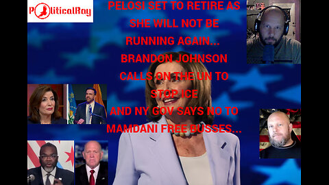 Pelosi set to retire as she says she will not be running again... Questions about her net worth...
