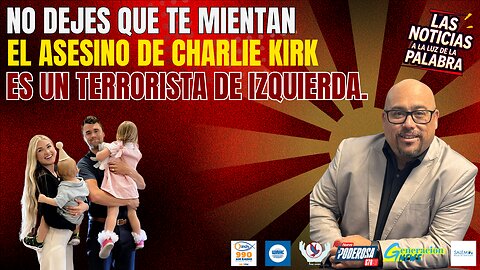 No dejes que te mientan. El asesino de Charlie Kirk es un terrorista de izquierda.