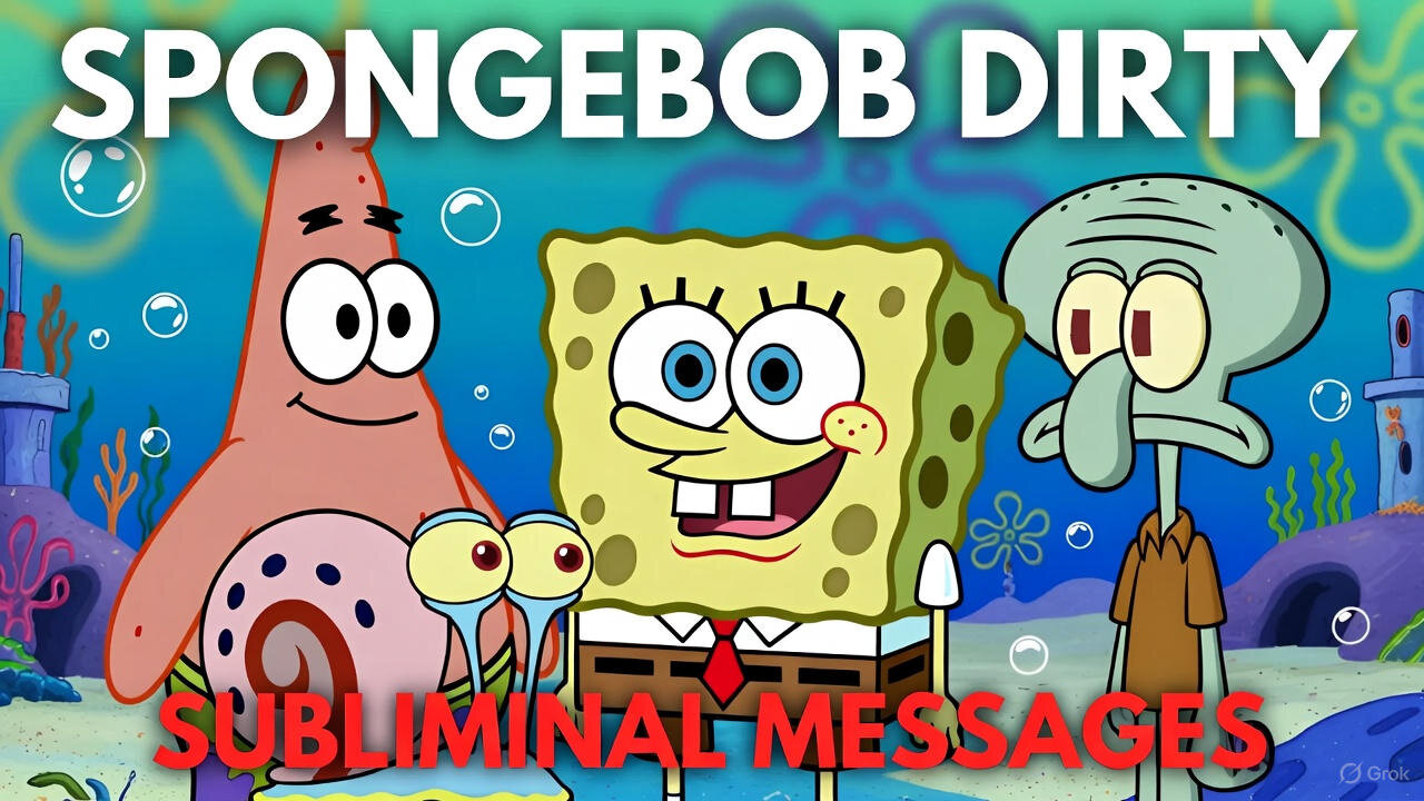 SPONGEBOB GAY & DIRTY SUBLIMINAL MESSAGES |PLEDGE LIGHT🪬👁
