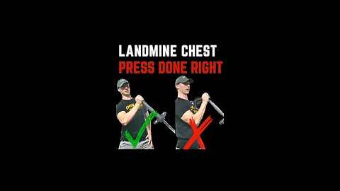 The Only Angle That Works for Landmine Chest Press