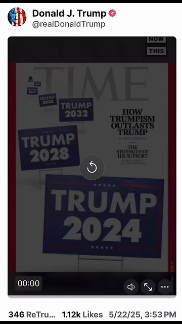 TRUMP LIVES ON... 😀😃🤣