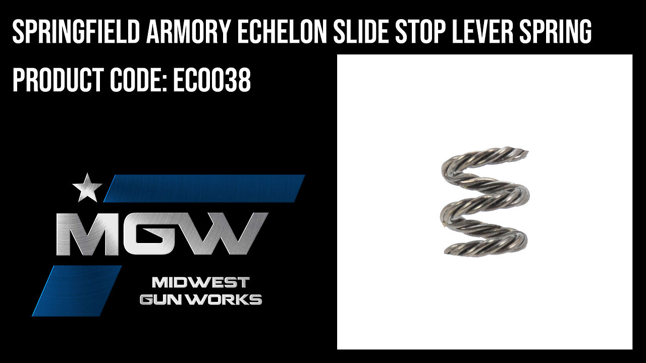 Springfield Armory Echelon Slide Stop Lever Spring - EC0038