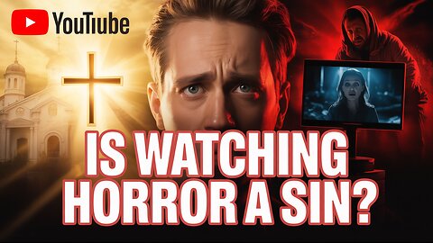😱 IS WATCHING HORROR A SIN? (A Christian's Honest Answer) #ChristianHorror #BibleTruth #Jesus #God