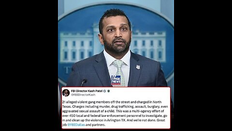 OPERACJA BURZA SPRAWIEDLIWOŚCI: Kash Patel uwalnia federalną siłę ognia — 21 brutalnych...