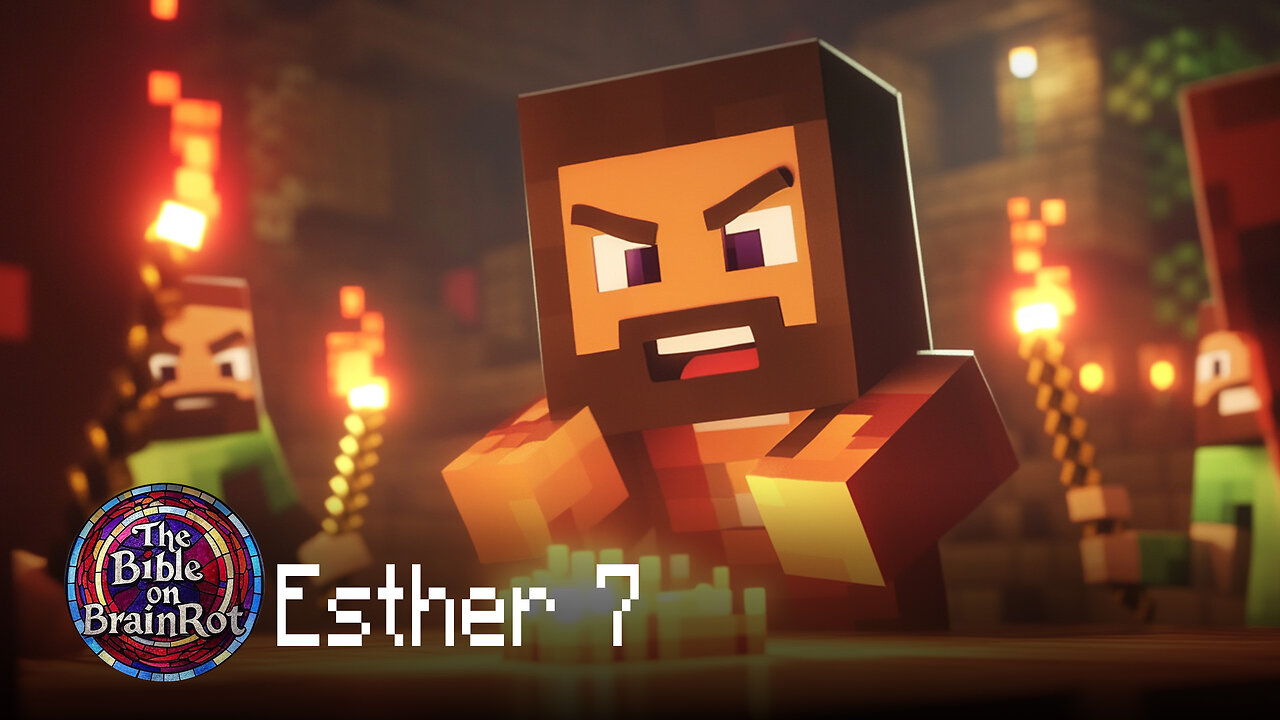 Esther 7 - “Esther’s Revelation: Haman’s Downfall” | The Bible on BrainRot