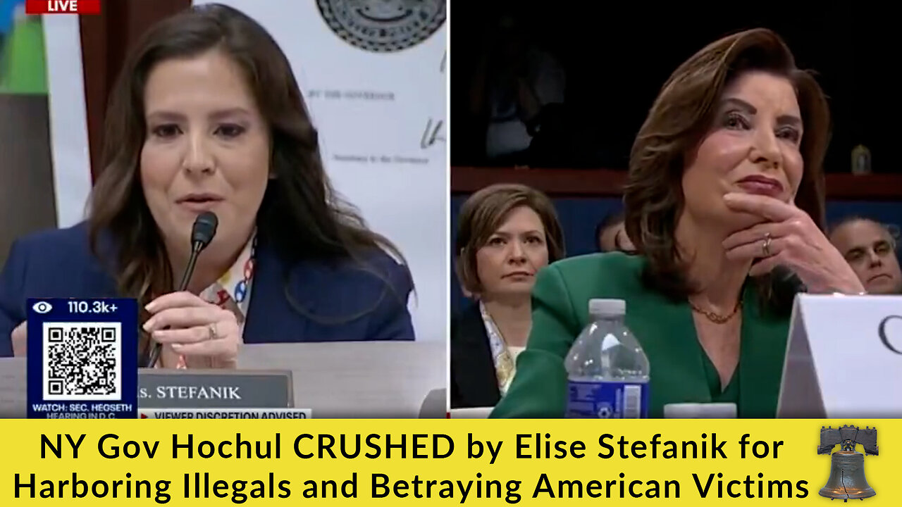 NY Gov Hochul CRUSHED by Elise Stefanik for Harboring Illegals and Betraying American Victims