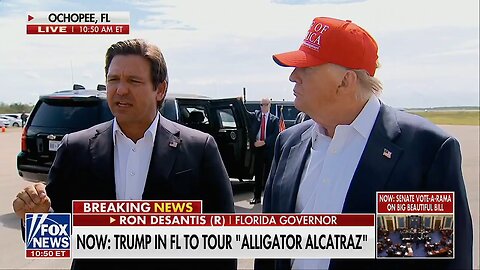 President Donald Trump confirms to Governor Ron DeSantis that the federal government will APPROVE