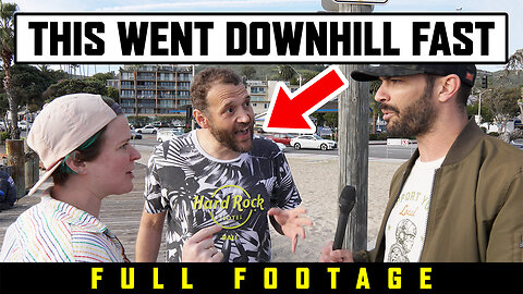 Anti-ICE Activists RAGE QUIT After I Call Them Out