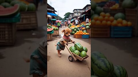 AI video dog video
