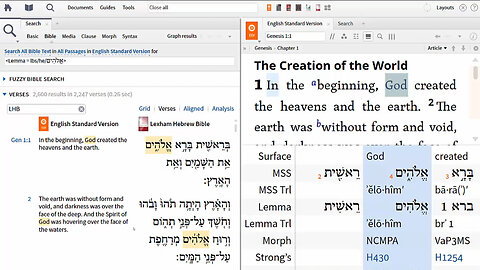 Elohim Searches in Hebrew Bible