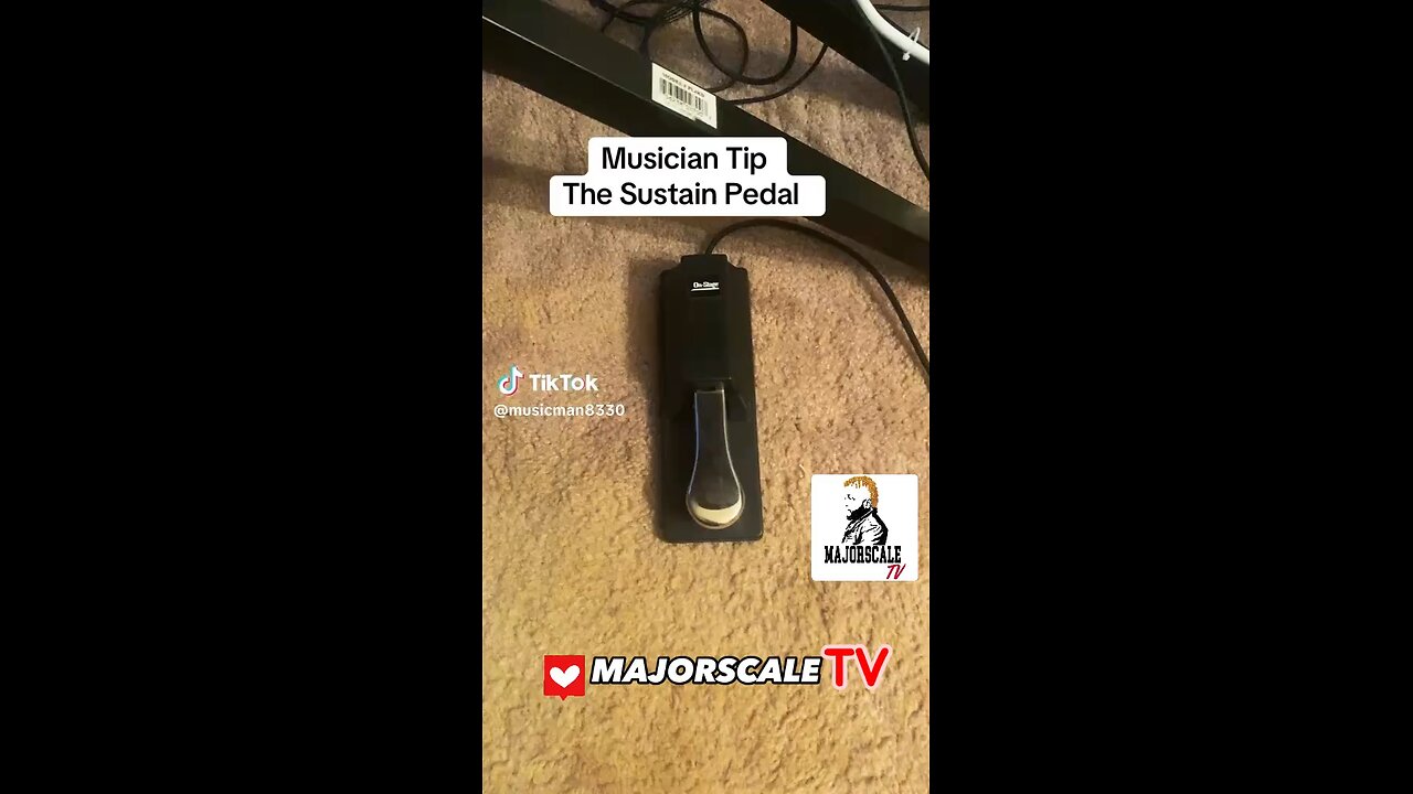 #keyboardplayers sustain pedal #problemsolved #majorscaletv