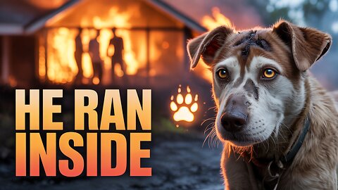 Everyone Ignored This Stray… Until He Ran Into the Fire
