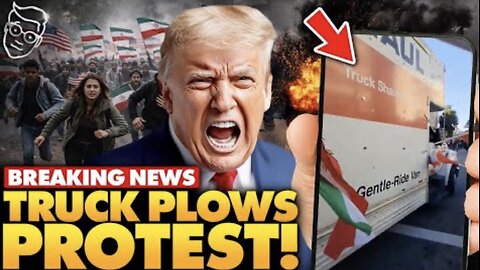 Iranian Terror Attack on American Soil!? Pro-Iran Truck PLOWS into LA Freedom March