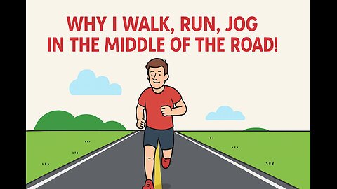 Why I Run, Jog, Walk in the Middle of the Road