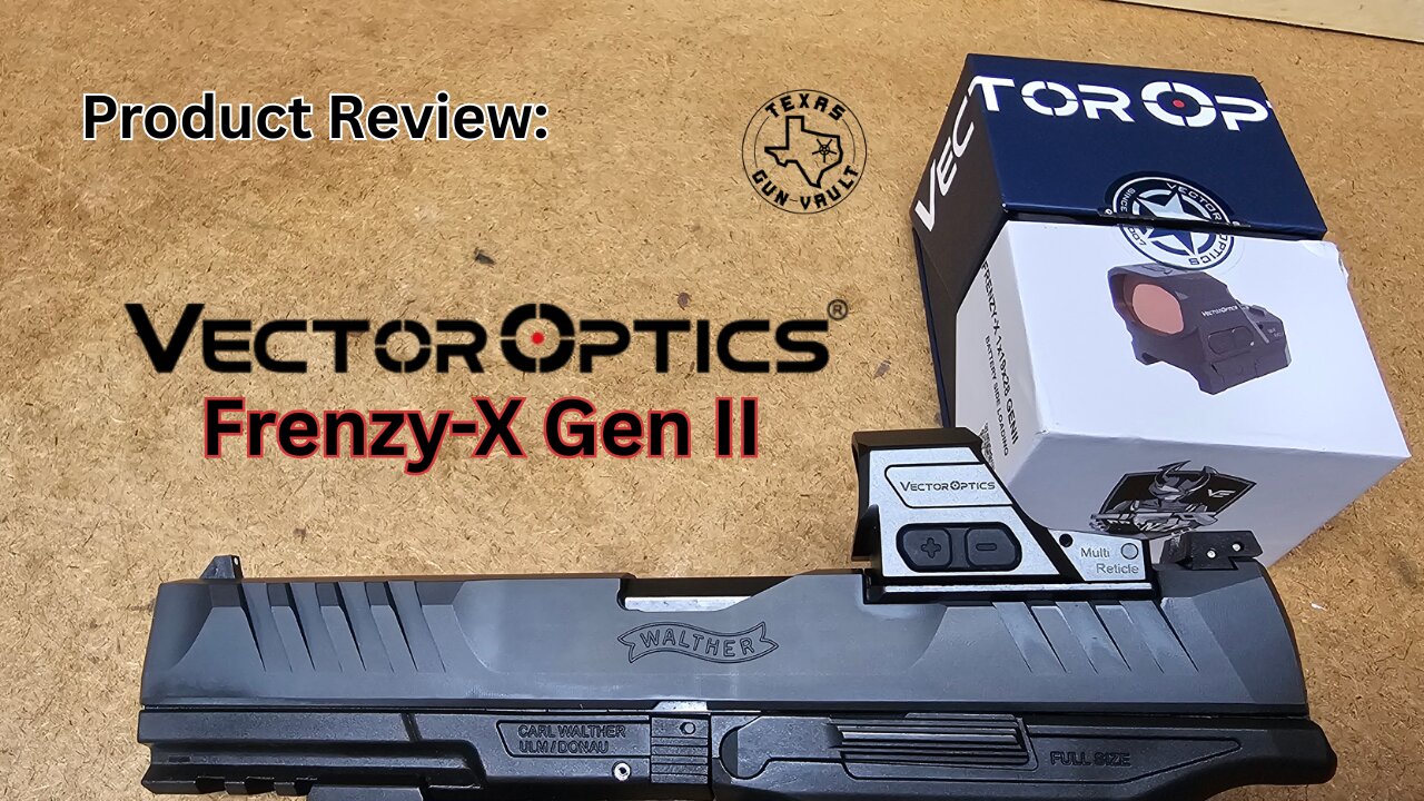 Product Review: Vector Optics Frenzy-X Gen II - 1x19x28 Titanium Red Dot Sight
