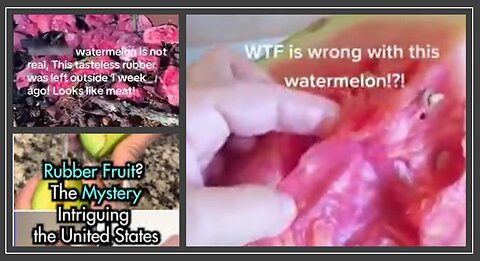 PLASTIC OR RUBBER FOOD - FAKE FOOD - MICROPLASTIC ENGINEERING