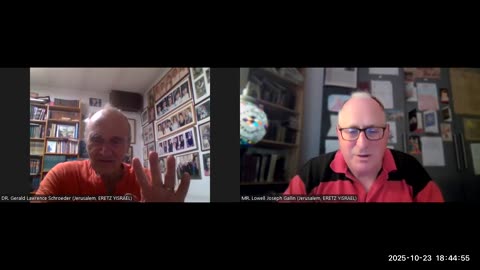 R&B Monthly Seminar: R&B Science Fellowship (Episode #25 -- Thursday, October 23rd, 2025). ChairMAN: Dr. Gerald Lawrence Schroeder (Jerusalem, ERETZ YISRAEL/Land Of Israel)