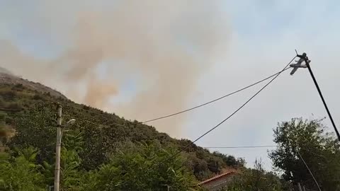 Zjarr masiv në Navaricë, rrezikohen banesat në Livinë, ndërhyrje urgjente nga toka e ajri