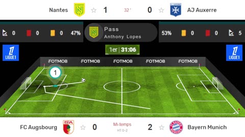 Nantes vs AJ Auxerre I Ligue 1 I Match commenté En direct