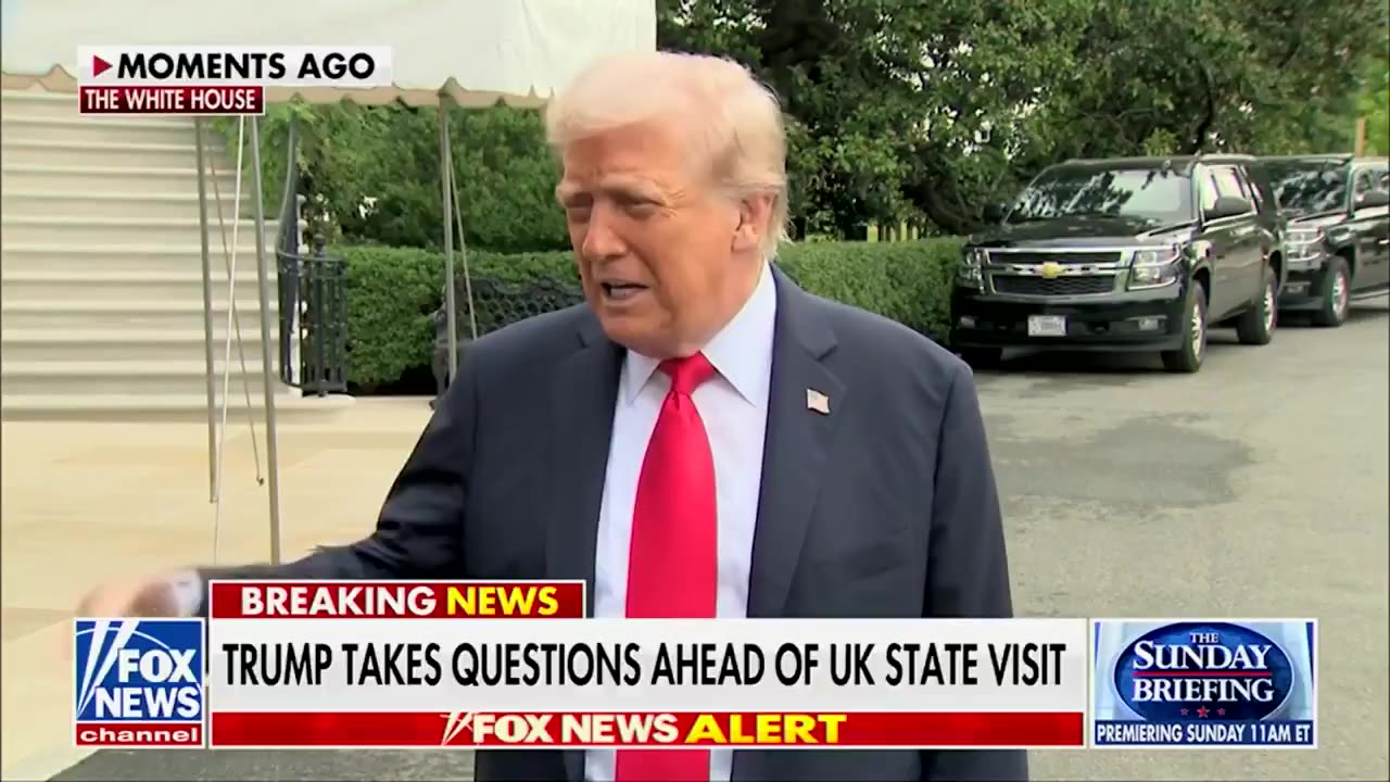 Trump schools reporter on his auto tariffs