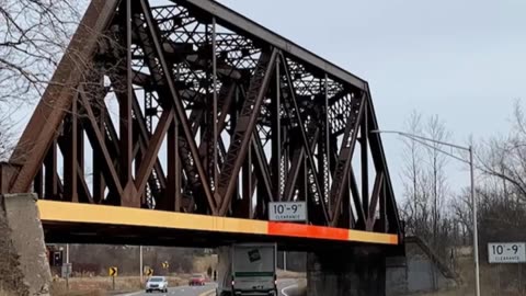 another truck hits the bridge