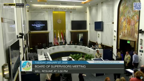 Eye of the STORM LIVE San Diego County Board of Supervisors Budget Meeting