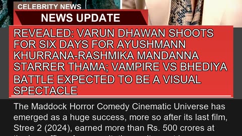 Revealed Varun Dhawan Shoots for Six Days for Ayu