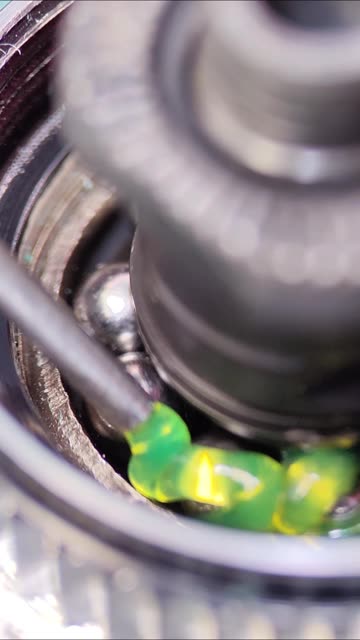 To keep your bike wheels spinning smoothly, you need plenty of green grease.