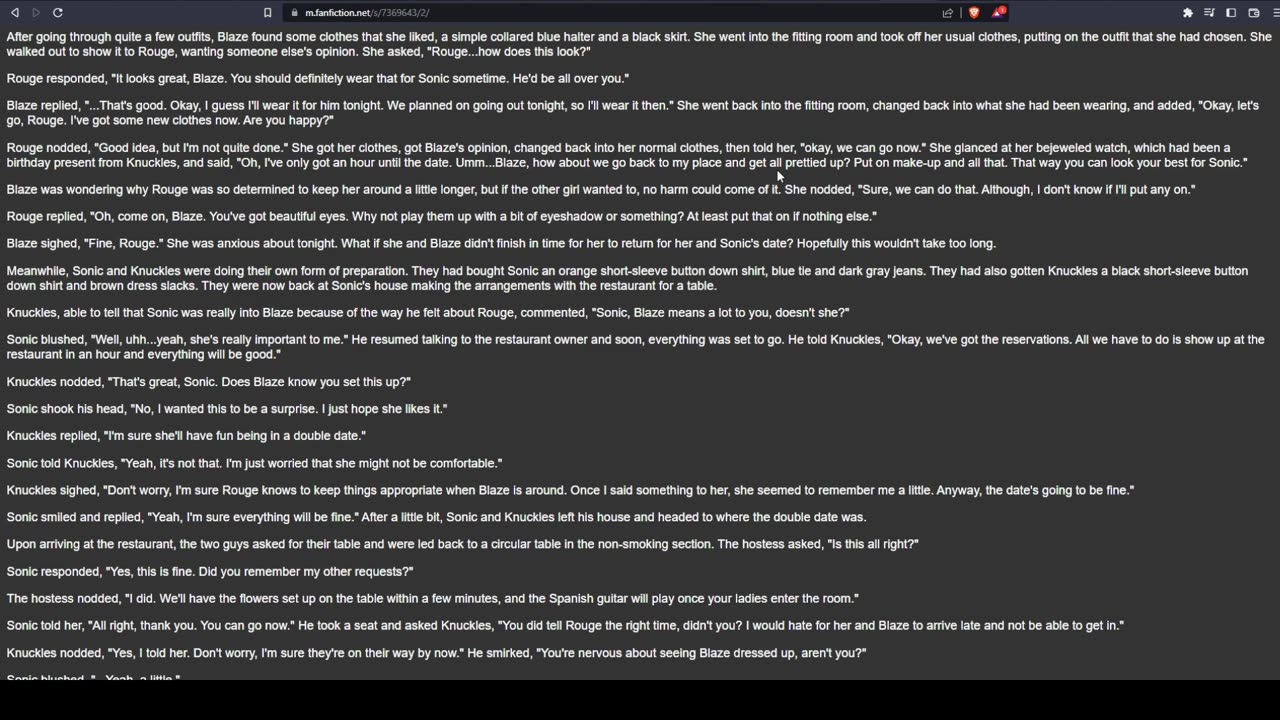Fanfic Reading: From Friends to Parents: A Hedgehog's Wish - Chapter 2