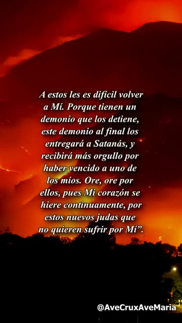 CASTIGO PARA LOS QUE ABANDONARON LA FE VIDENTE OLIVA ARIAS DE GARAGOA