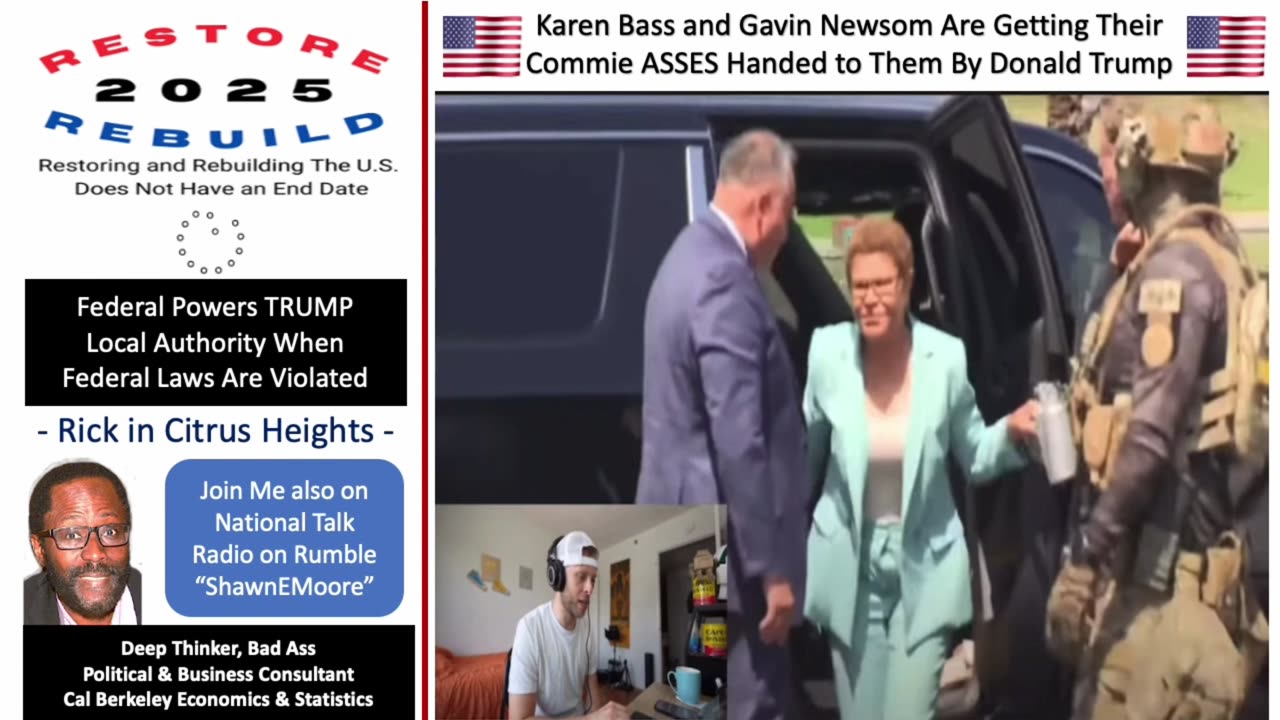 YouTuber Cash Jordan Highlights Trump's Total Federal Takeover in Los Angeles