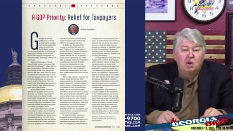 Georgia's Tax Dodges, DOJ Deadlines, and a Texting Tyrant in the GOP Shadows