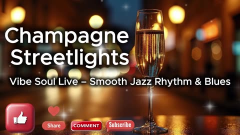 Champagne Streetlights | Luxe Smooth Jazz, Warm Brass & City-Night Soul | Vibe Soul Live