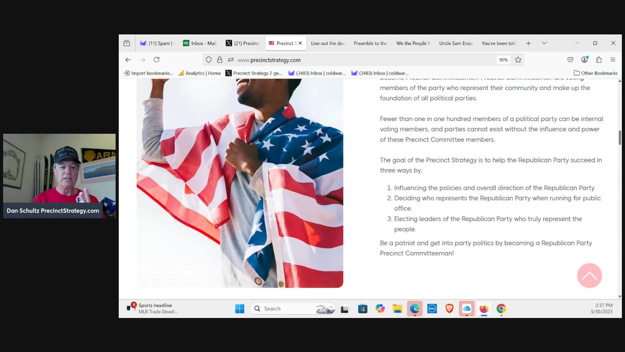 Precinct Strategy Call to Political Action No. 3. Dan Schultz May 30 2025