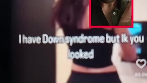 Girl uses down syndrome face filter for content