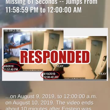 Fact Check: Epstein Jail Video Posted By Department Of Justice IS Missing 61 Seconds