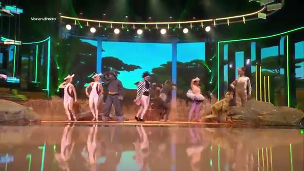 Conchita imita a Simba en Voy a ser el rey le¿«n - Tu