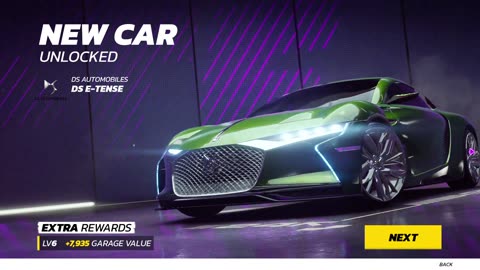 DS E-Tense Asphalt Legends Unite
