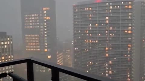Tokyo transforms into Silent Hill as heavy rain triggers flood alarms