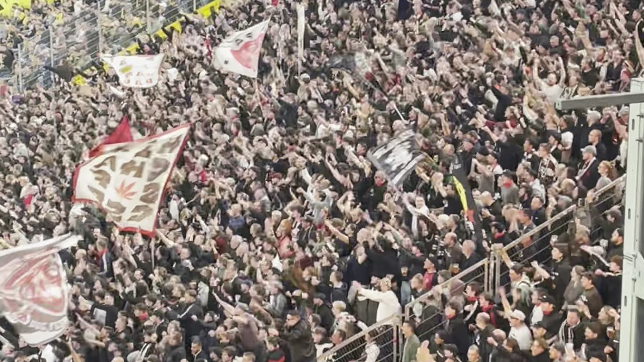 St. Pauli fans in Dortmund 🤯🔥