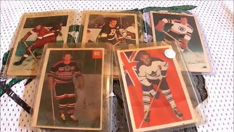 Vintage 1950's Parkhurst Hockey Cards