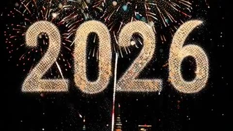 people celebrating new year with 2026