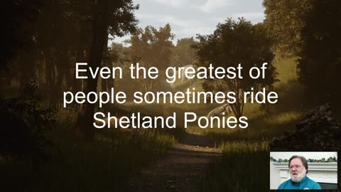 Riding Shetland Ponies