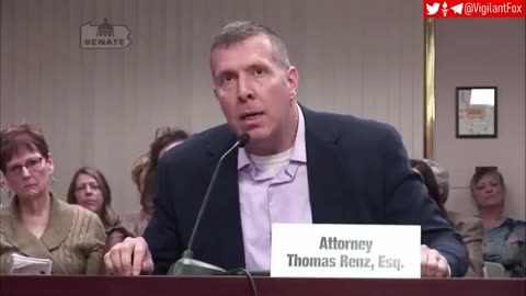 Senate Hearing on Hospitals Being Paid to Murder Covid Patients ~ Attorney Tom Renz's testimony