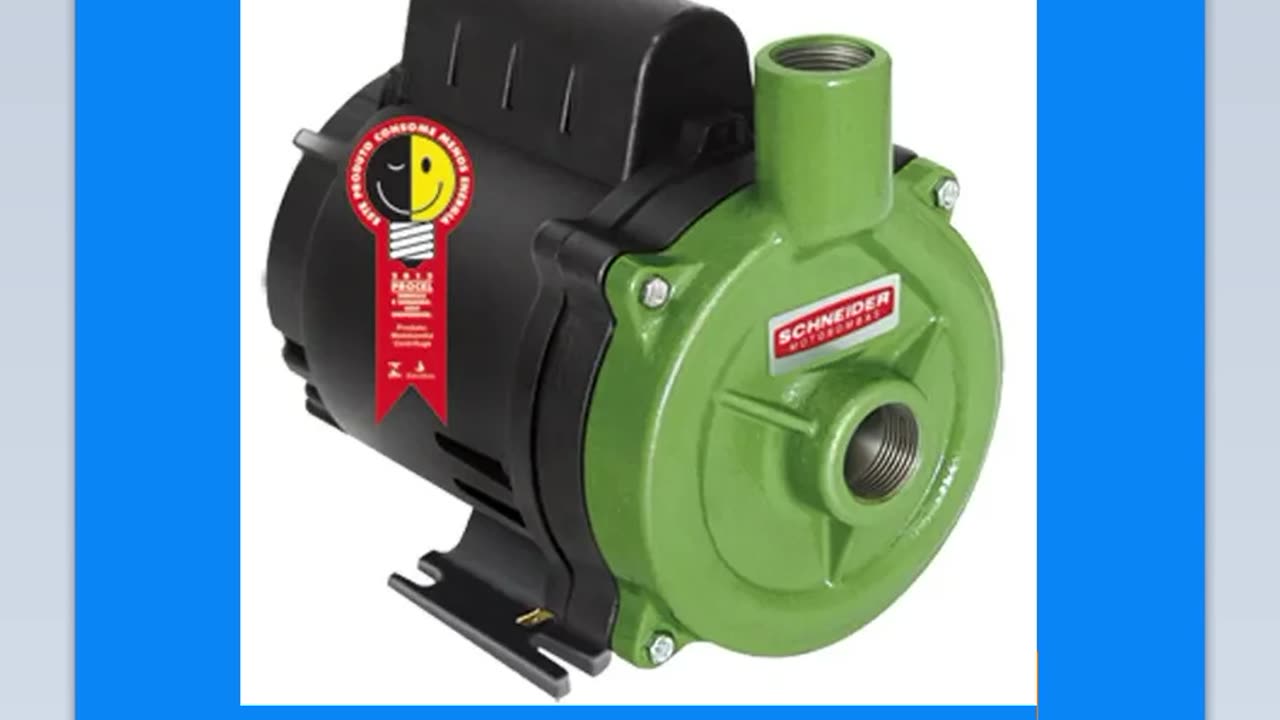 Bomba Centrífuga 0,5 CV (1/2) Monofásica BC-98 SCHNEIDER